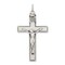 Sterling Silver INRI Crucifix Pendant Jewerly 84.1mm x 46.1mm
